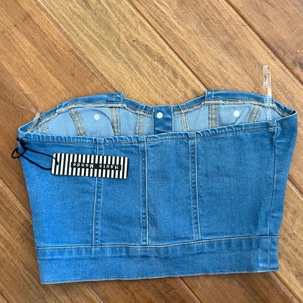 Denim top - Picture 3 of 3